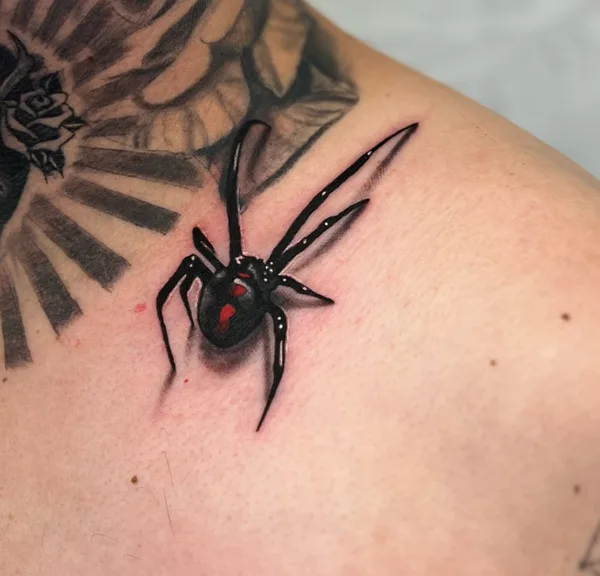 Black and grey realism tattoo by Damian Acosta