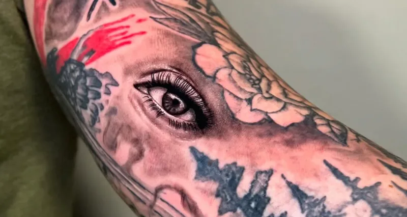Illustrative tattoo by Joel Kendellen