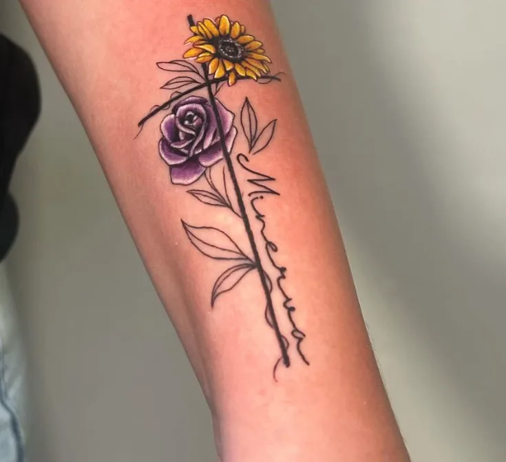 Illustrative tattoo by Joel Kendellen